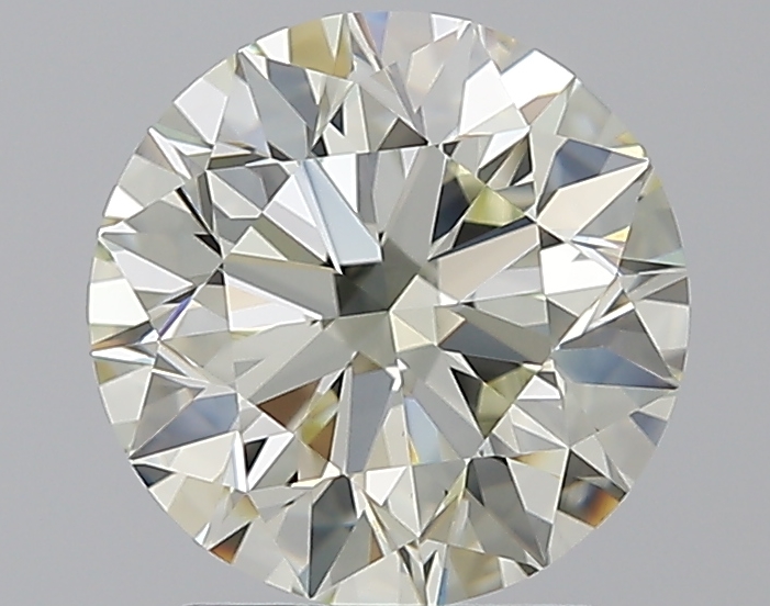 2.2 CaratN-VVS2 EX Cut Round Diamond