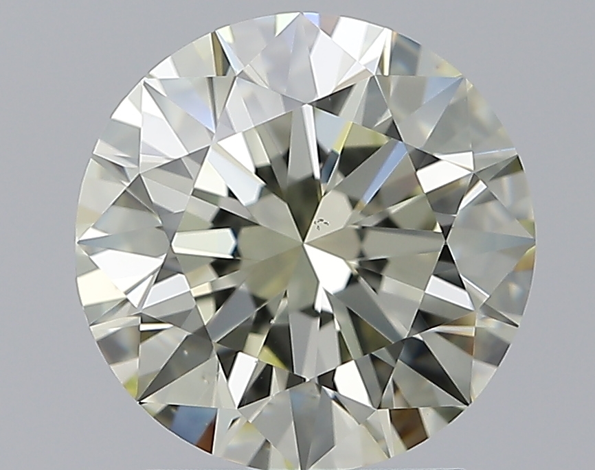 2.2 CaratQ-R-VS1 EX Cut Round Diamond