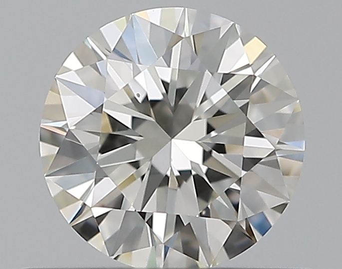 0.52 CaratJ-VS2 EX Cut Round Diamond
