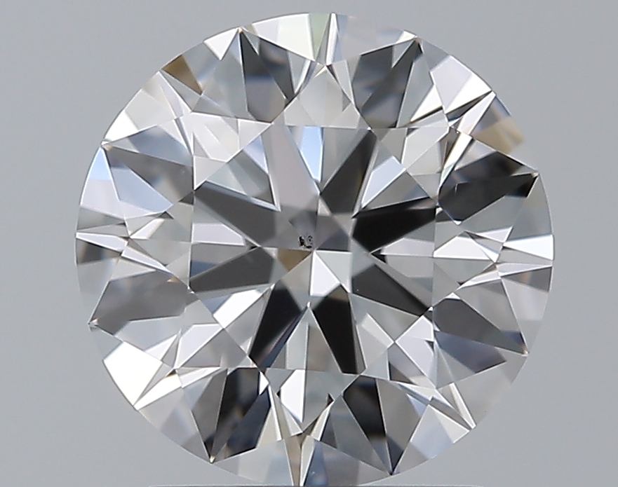 2 CaratD-VS2 EX Cut Round Diamond