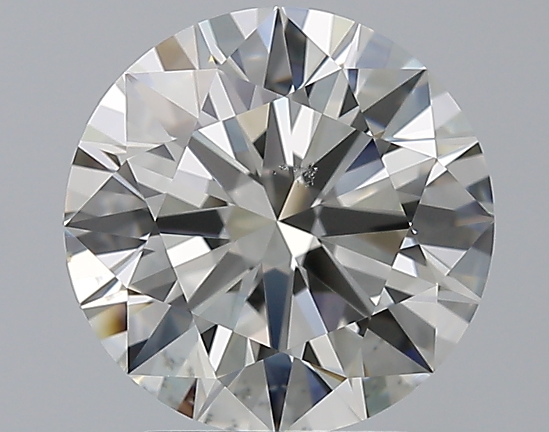 3.01 CaratJ-SI1 EX Cut Round Diamond