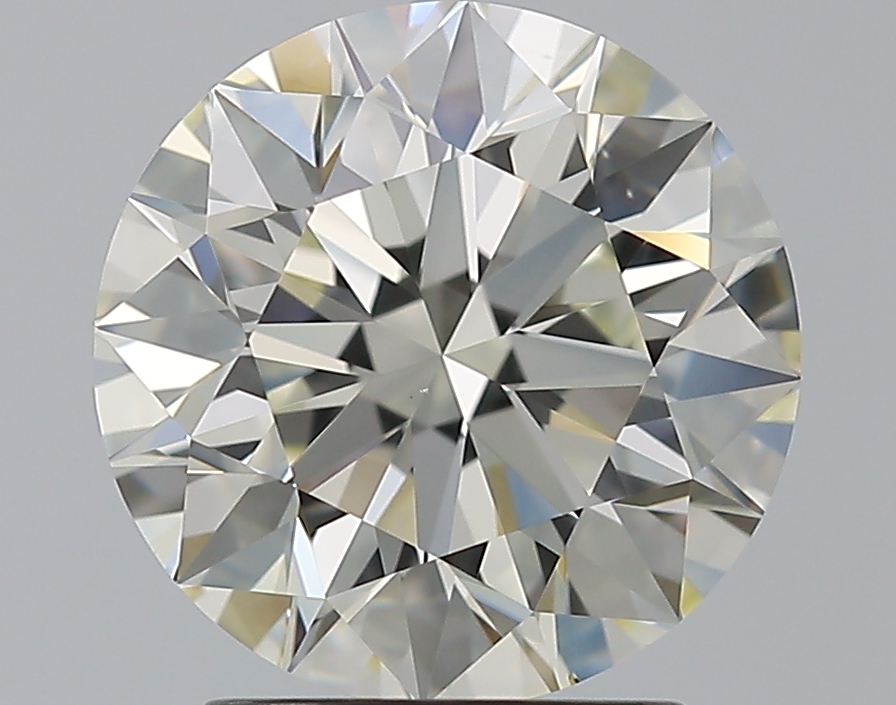 2.51 CaratK-VS2 EX Cut Round Diamond