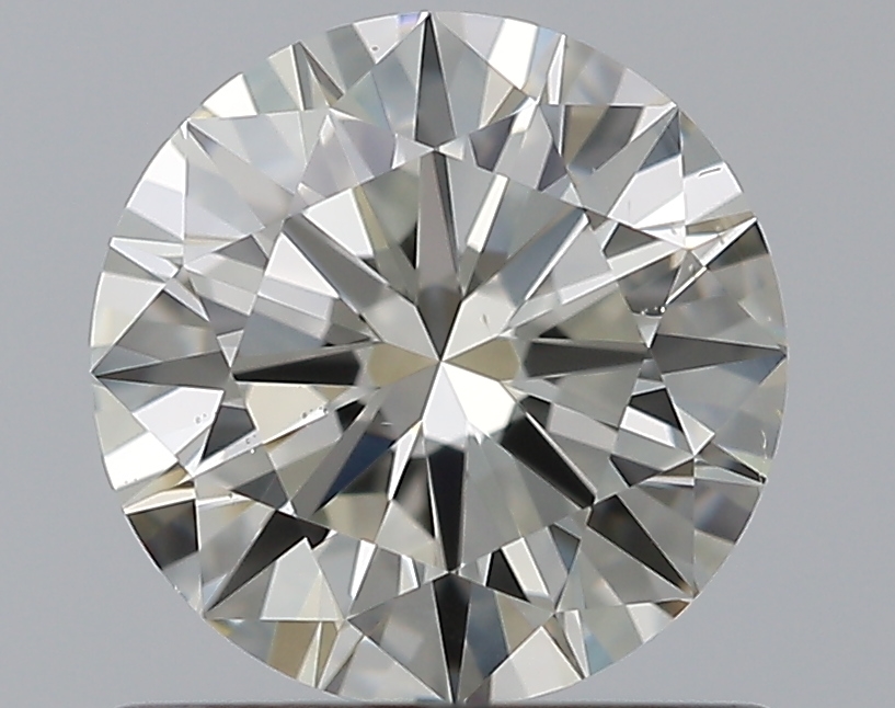 0.9 CaratJ-SI1 EX Cut Round Diamond