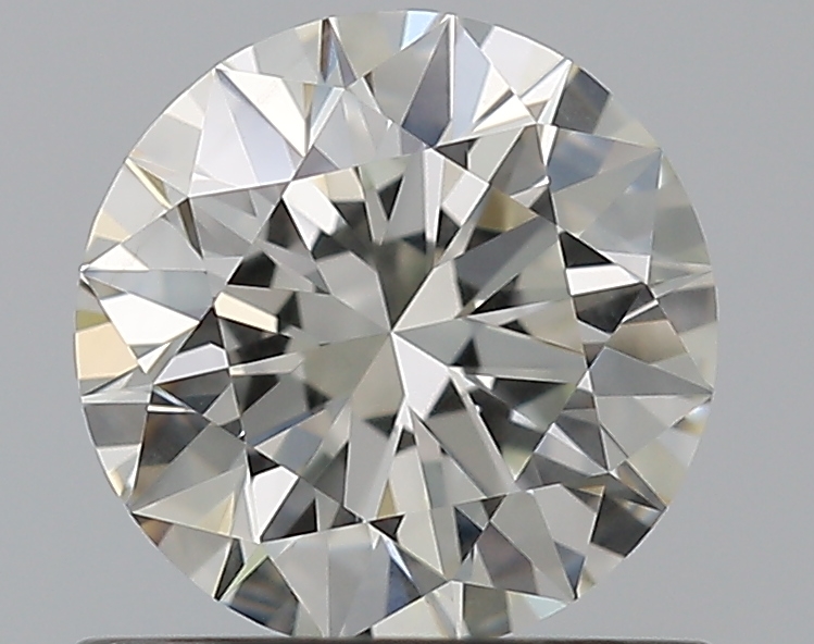 0.77 CaratJ-SI2 EX Cut Round Diamond