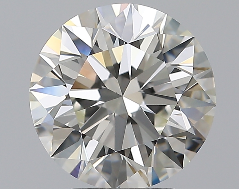 3.51 CaratJ-VVS2 EX Cut Round Diamond