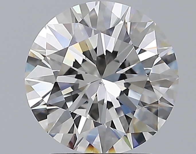 2.01 CaratG-VS2 EX Cut Round Diamond