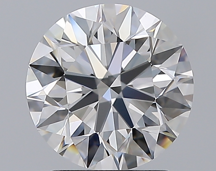 2.21 CaratF-VVS1 EX Cut Round Diamond