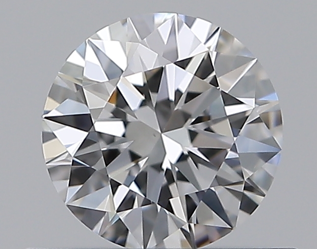0.5 CaratE-VS2 EX Cut Round Diamond