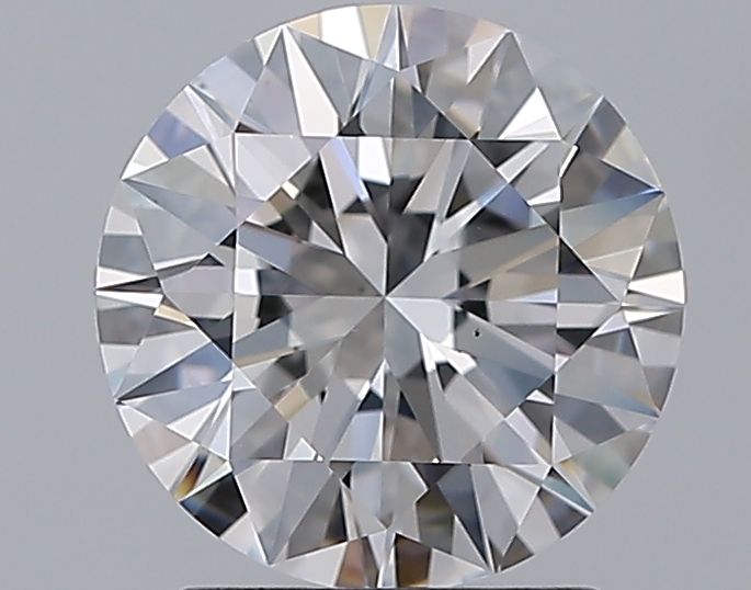 2.01 CaratD-VS1 EX Cut Round Diamond