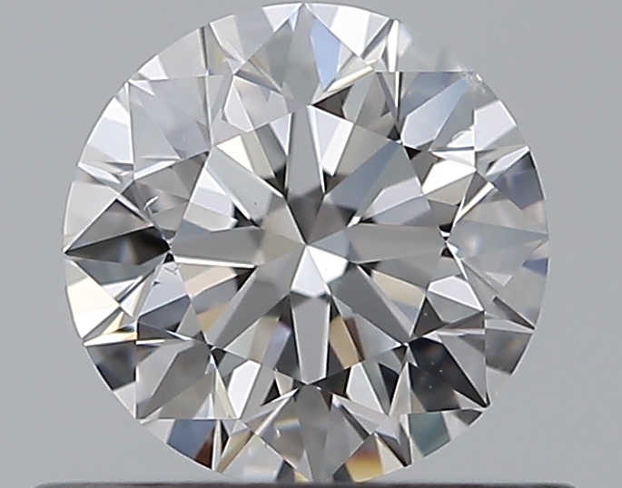 0.56 CaratD-VS2 EX Cut Round Diamond