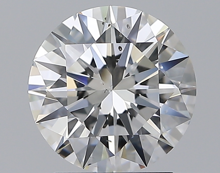 2.01 CaratH-SI1 EX Cut Round Diamond