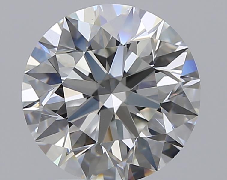 2 CaratH-SI1 EX Cut Round Diamond