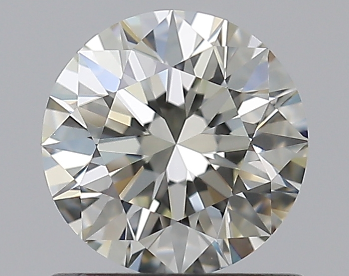 0.76 CaratL-VVS1 EX Cut Round Diamond