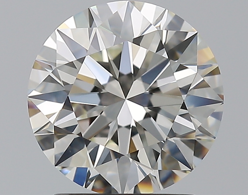 2.01 CaratJ-VS1 EX Cut Round Diamond