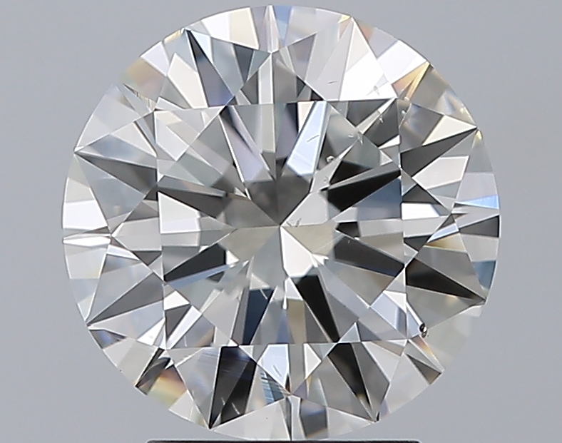 3.01 CaratH-SI1 EX Cut Round Diamond