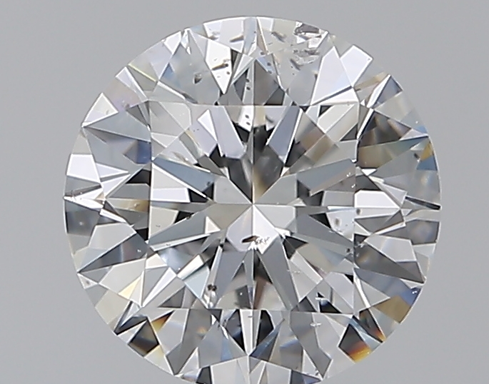 2.01 CaratE-SI2 EX Cut Round Diamond