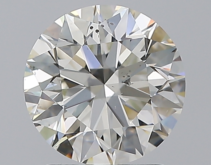 2.01 CaratK-SI1 EX Cut Round Diamond