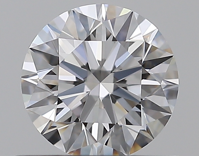0.53 CaratD-VVS2 EX Cut Round Diamond