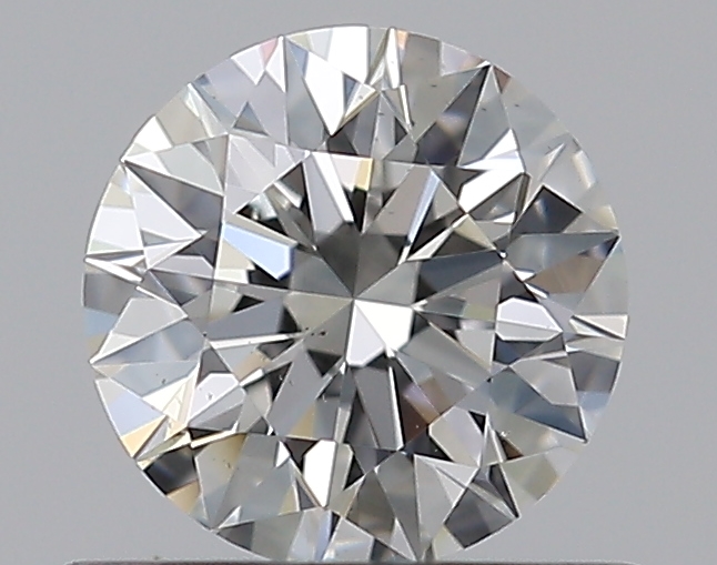 0.52 CaratI-SI1 EX Cut Round Diamond