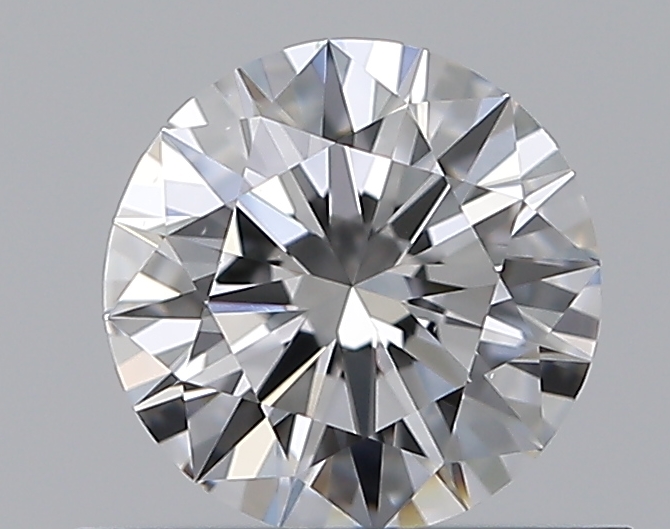 0.5 CaratD-VS2 EX Cut Round Diamond