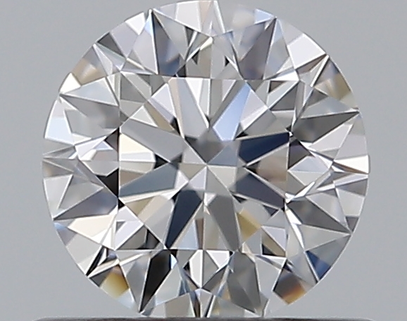 0.53 CaratD-VVS1 EX Cut Round Diamond