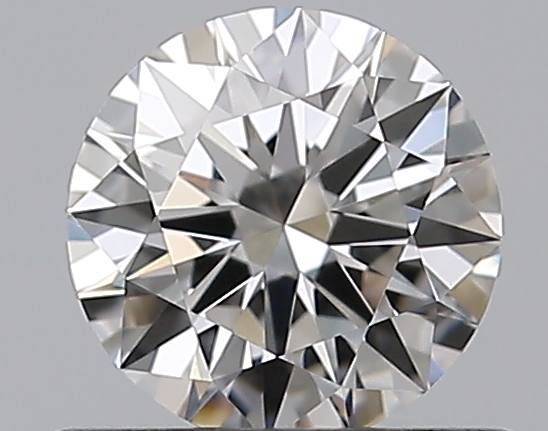 0.5 CaratE-VVS2 EX Cut Round Diamond