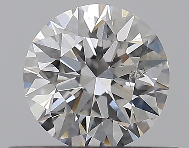 0.41 CaratF-SI2 EX Cut Round Diamond