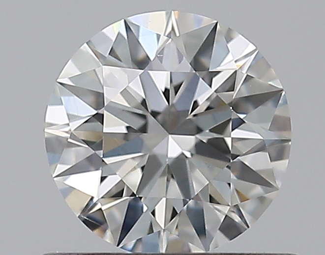 0.55 CaratF-SI1 EX Cut Round Diamond