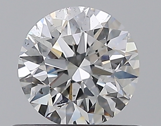 0.57 CaratF-SI2 EX Cut Round Diamond