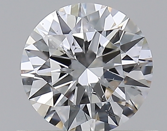 0.52 CaratE-SI2 EX Cut Round Diamond