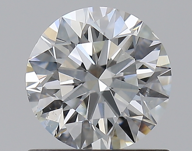 0.81 CaratF-SI1 EX Cut Round Diamond