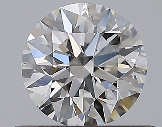 0.51 CaratF-SI1 EX Cut Round Diamond