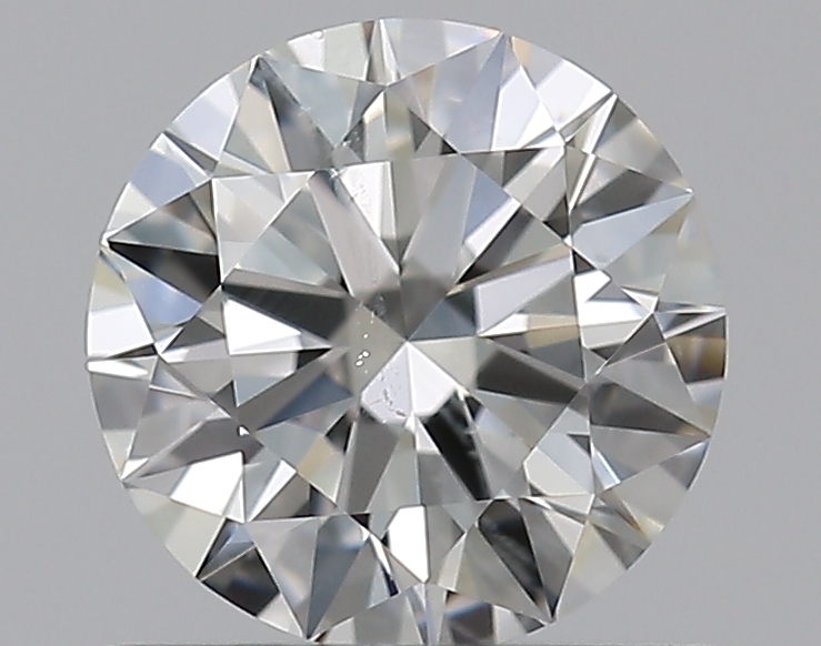 0.66 CaratI-SI1 EX Cut Round Diamond
