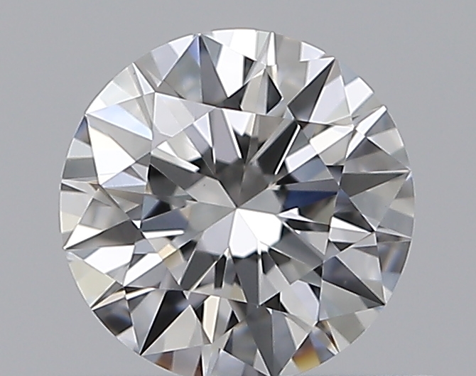 0.5 CaratF-VS1 EX Cut Round Diamond