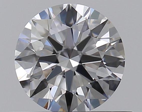 0.5 CaratD-VS2 EX Cut Round Diamond