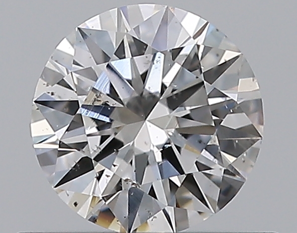 0.49 CaratF-SI2 EX Cut Round Diamond