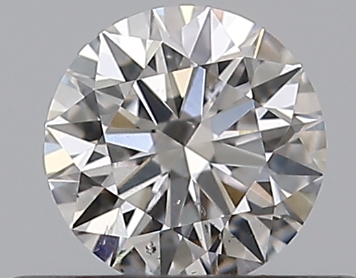 0.32 CaratF-SI2 EX Cut Round Diamond