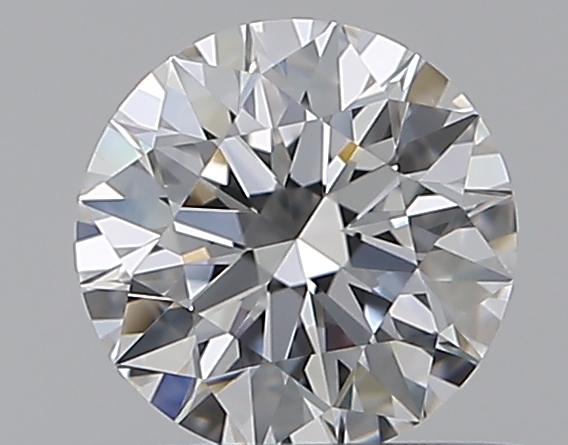 0.5 CaratE-VVS1 EX Cut Round Diamond