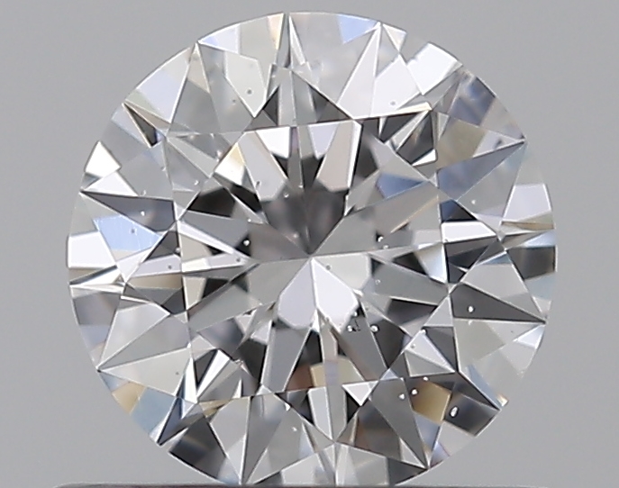 0.58 CaratD-SI2 EX Cut Round Diamond