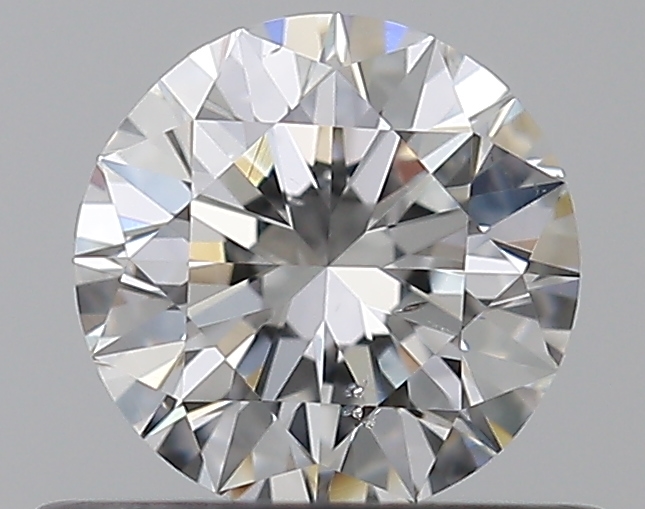 0.5 CaratF-SI1 EX Cut Round Diamond