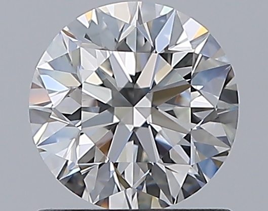 1 CaratF-VVS2 EX Cut Round Diamond