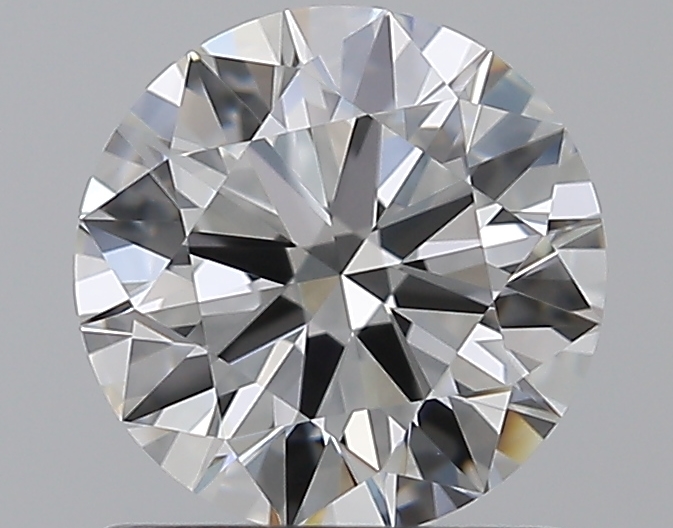 1 CaratF-VVS2 EX Cut Round Diamond