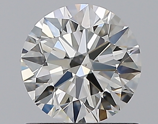 0.9 CaratJ-VS2 EX Cut Round Diamond