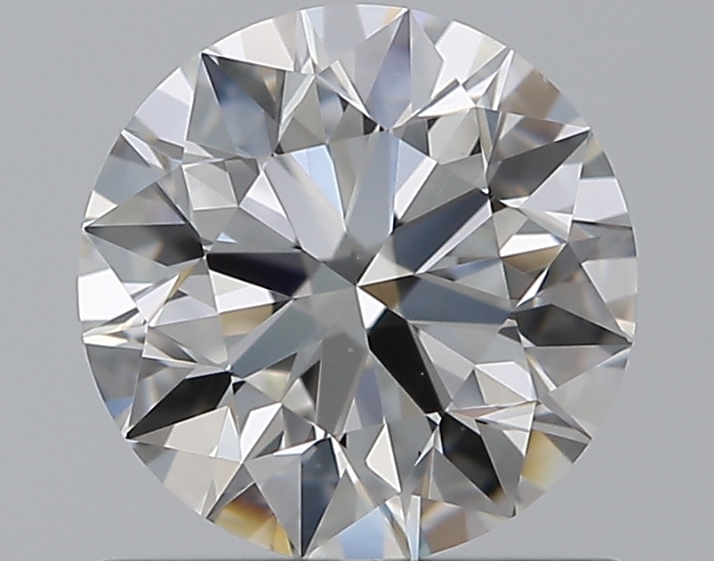 0.91 CaratF-VS2 EX Cut Round Diamond