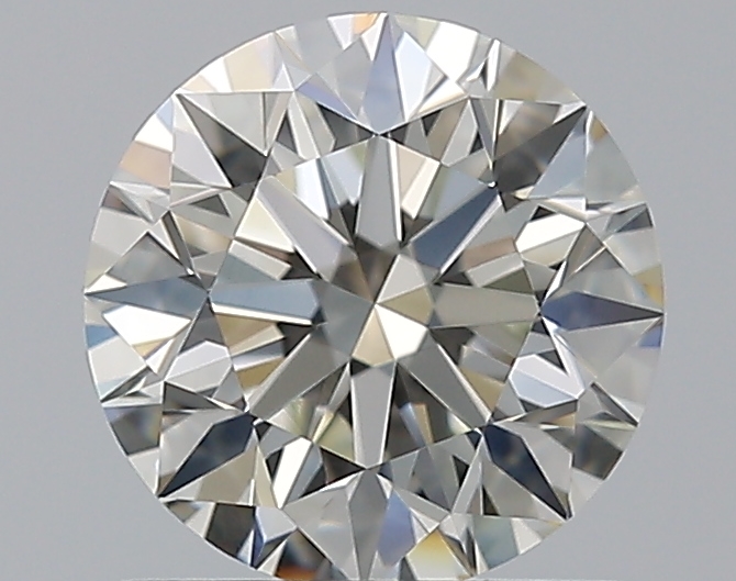 1.1 CaratJ-VVS1 EX Cut Round Diamond
