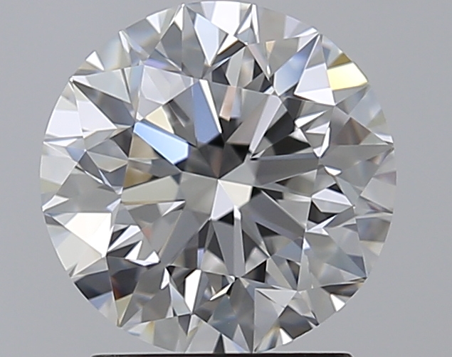 2.01 CaratE-VVS1 EX Cut Round Diamond