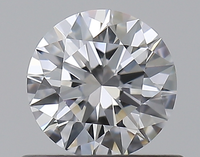 0.5 CaratD-VVS2 EX Cut Round Diamond