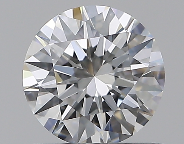 0.58 CaratF-VVS1 EX Cut Round Diamond