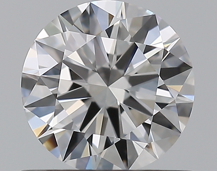 0.7 CaratD-VVS1 EX Cut Round Diamond
