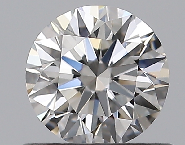0.53 CaratF-VVS2 EX Cut Round Diamond